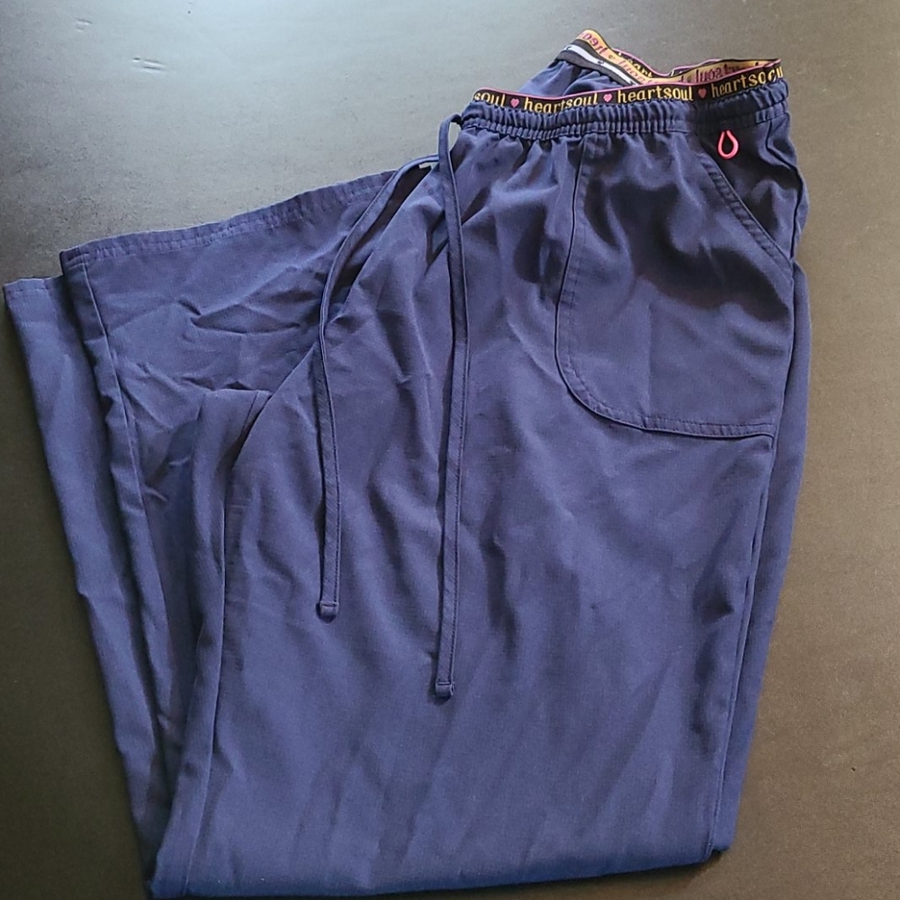 Size 2XL Heartsoul Navy scrub pants
